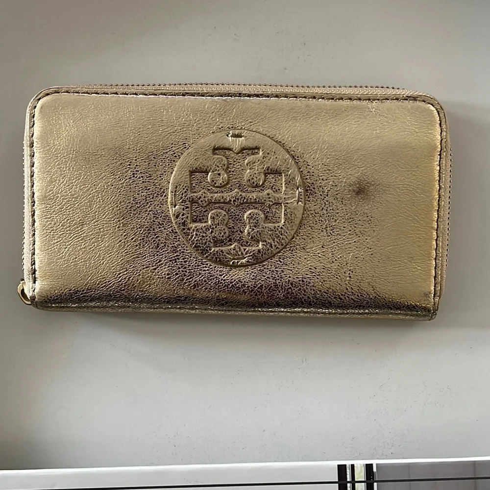 Tory Burch Gold purse